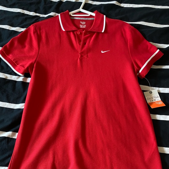 Nike Other - Polo Nike SS Tipped Pique Polo
